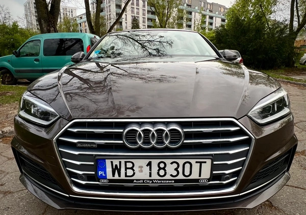 Audi A5 cena 165000 przebieg: 71275, rok produkcji 2019 z Warszawa małe 22